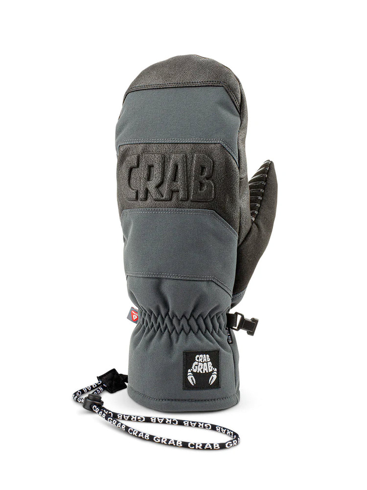 CRAB GRAB CHAMP SNOWBOARD MITT - WASHED BLACK - 2025 WASHED BLACK SNOWBOARD GLOVES