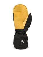 CRAB GRAB CINCH SNOWBOARD MITT - BLACK AND TAN - 2025 SNOWBOARD GLOVES