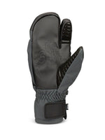 CRAB GRAB FREAK TRIGGER SNOWBOARD MITT - DOUBLE BLACK - 2025 SNOWBOARD GLOVES