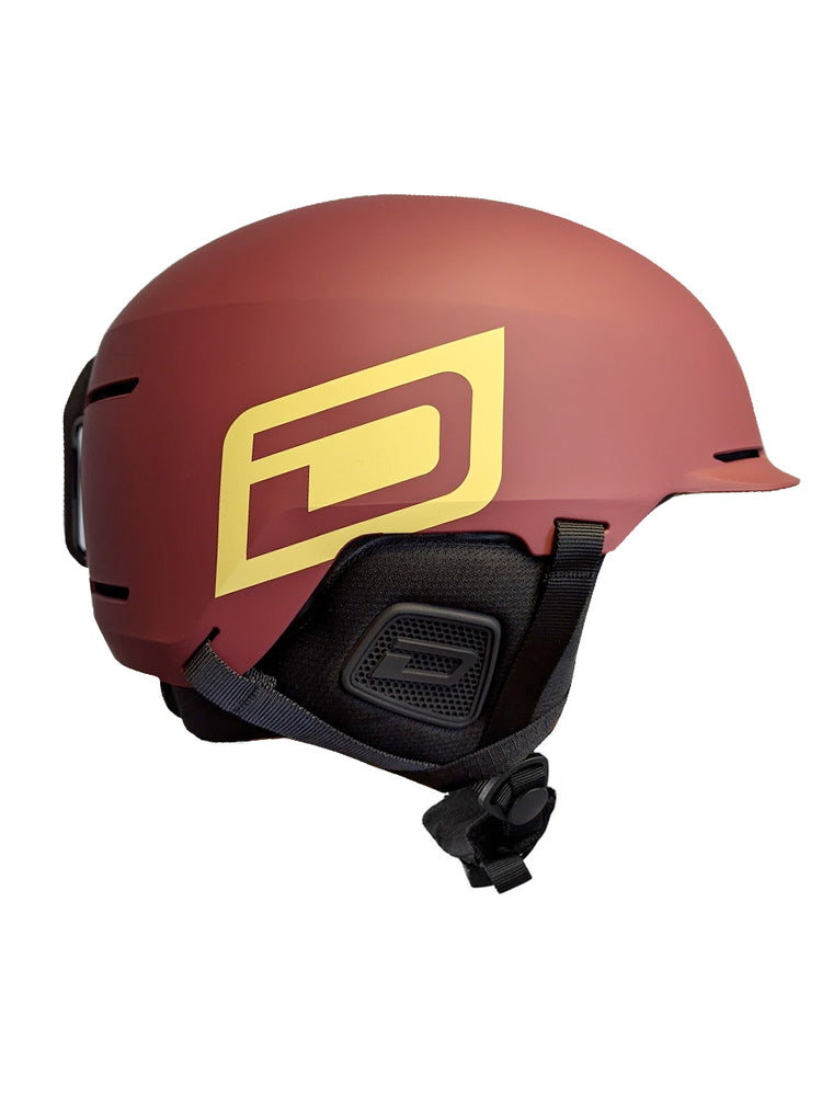 DIRTY DOG CRANK SNOWBOARD HEMLET - MATTE BURGANDY HELMETS