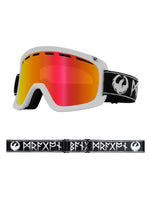 DRAGON D1 OTG SNOWBOARD GOGGLES - MIKKEL BANG RED IONIZED + CLEAR LENS - 2025 MIKKEL BANG RED IONIZED + CLEAR GOGGLES