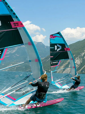 
                  
                    Load image into Gallery viewer, 2021 Duotone Warp Fin New windsurfing sails
                  
                