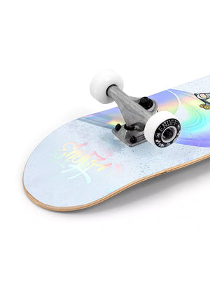 
                  
                    Load image into Gallery viewer, ENUFF SKULLY HOLOGRAM SKATEBOARD COMPLETE - WHITE skateboard completes
                  
                