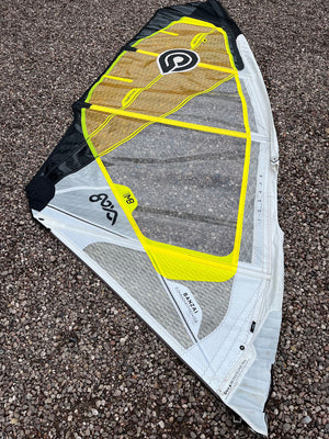 
                  
                    Load image into Gallery viewer, 2016 Goya Banzai Pro 5.0 m2 yellow Used windsurfing sails
                  
                