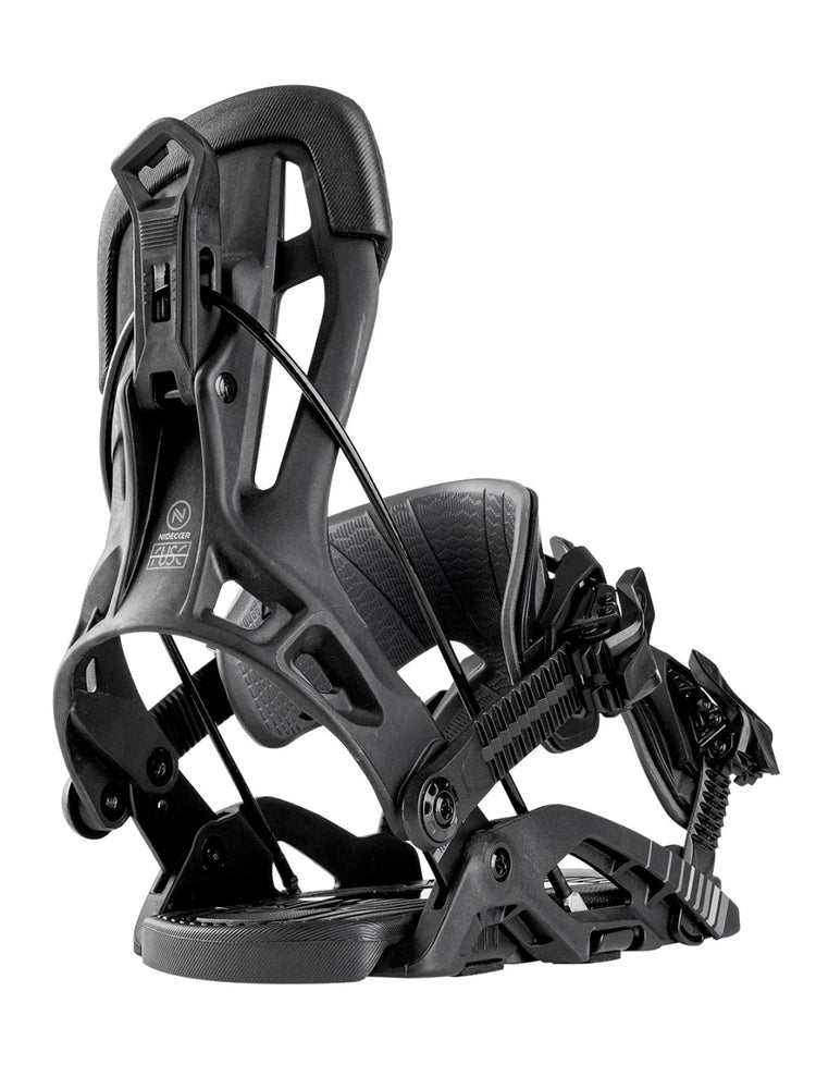 NIDECKER FLOW FUSE SNOWBOARD BINDINGS - BLACK - 2025 SNOWBOARD BINDINGS