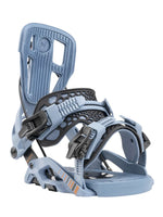 NIDECKER FLOW FUSE SNOWBOARD BINDINGS - SLATE BLUE - 2025 SLATE BLUE SNOWBOARD BINDINGS