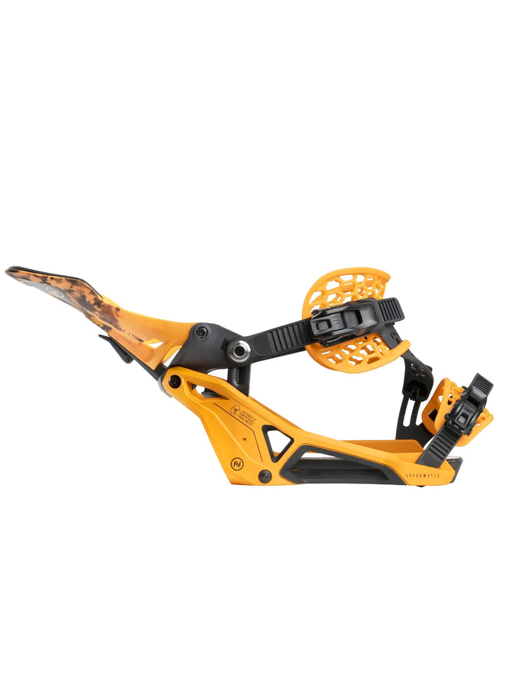 NIDECKER SUPERMATIC SNOWBOARD BINDINGS - DUNE ORANGE - 2025 SNOWBOARD BINDINGS