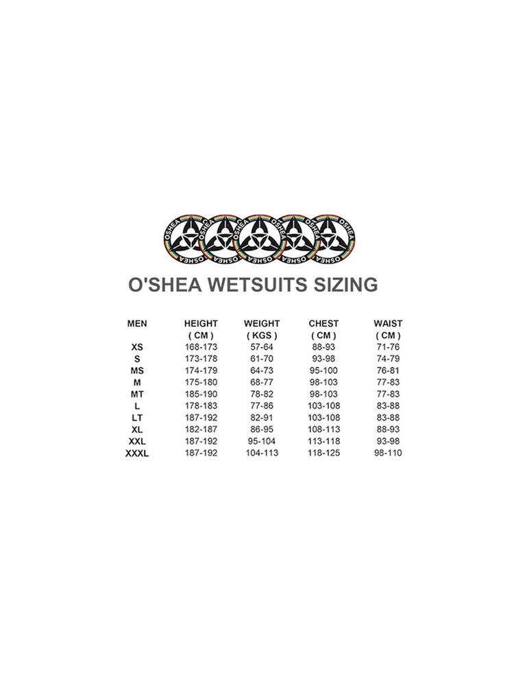 O'Shea Prisma 5/4/3MM Wetsuit - Black - 2025 Mens winter wetsuits