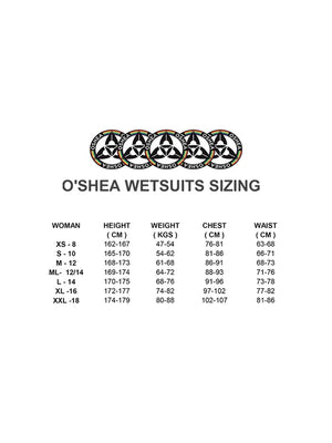 
                  
                    Load image into Gallery viewer, O&amp;#39;Shea Womens Halo 5/4/3MM Wetsuit - Black Hibiscus - 2025 Womens winter wetsuits
                  
                