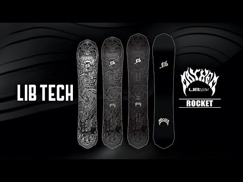 
                  
                    Load and play video in Gallery viewer, LIB TECH MAYHEM ROCKET SNOWBOARD - 2025
                  
                