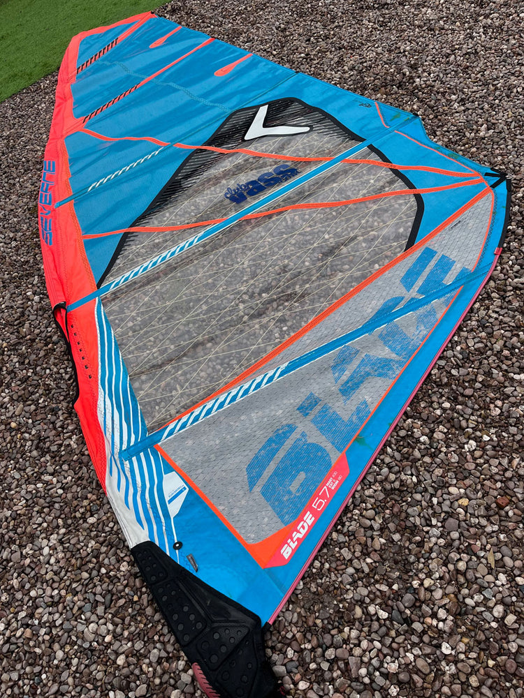 2014 Severne Blade 5.7 m2 Used windsurfing sails