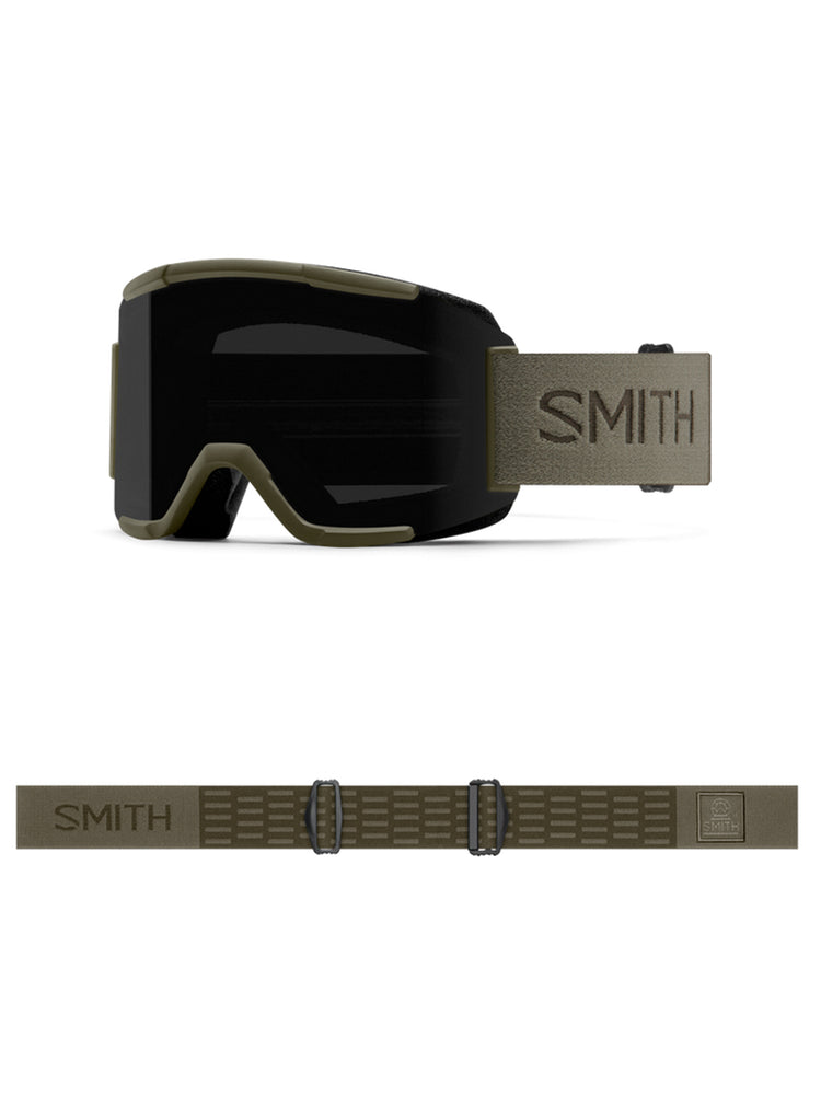 SMITH SQUAD SNOWBOARD GOGGLE - FOREST SUN BLACK - 2025 FOREST SUN BLACK GOGGLES