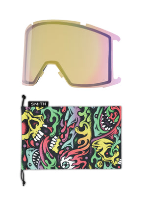 
                  
                    Load image into Gallery viewer, SMITH SQUAD XL SNOWBOARD GOGGLE - TALL BOY RED MIRROR - 2025 GOGGLES
                  
                