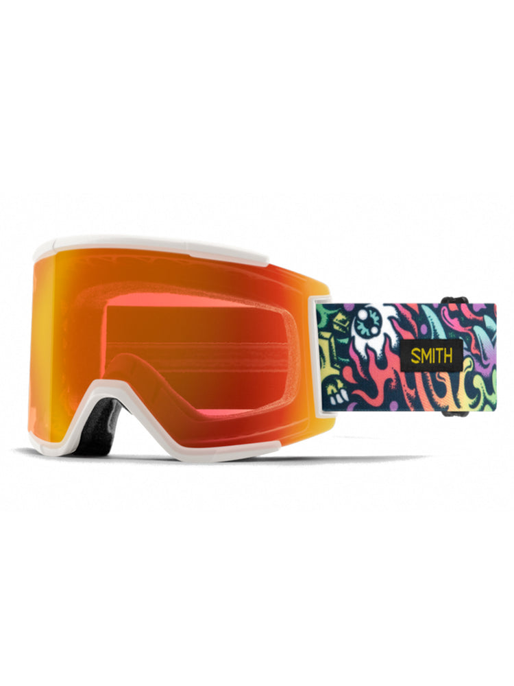 SMITH SQUAD XL SNOWBOARD GOGGLE - TALL BOY RED MIRROR - 2025 ARTIST TALL BOY RED MIRROR GOGGLES