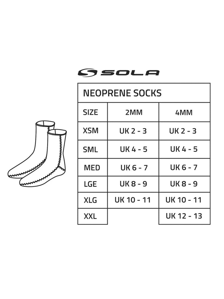 Sola 4mm Wetsuit Sock Wetsuit boots