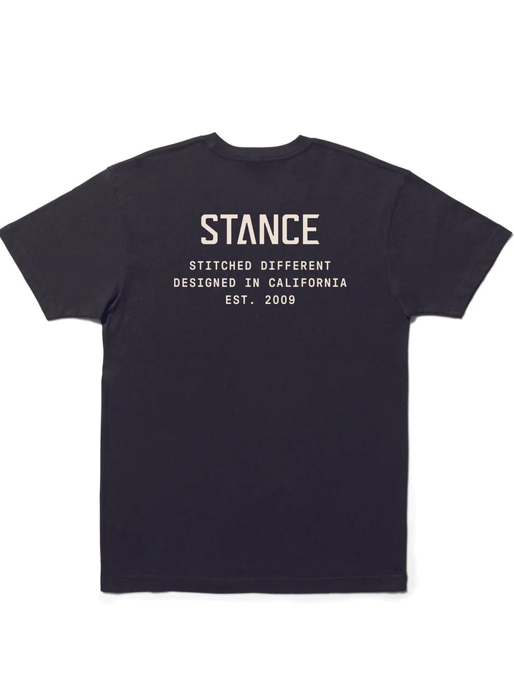 STANCE ESTABLISHED T-SHIRT - BLACK T-SHIRTS