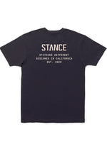 STANCE ESTABLISHED T-SHIRT - BLACK T-SHIRTS