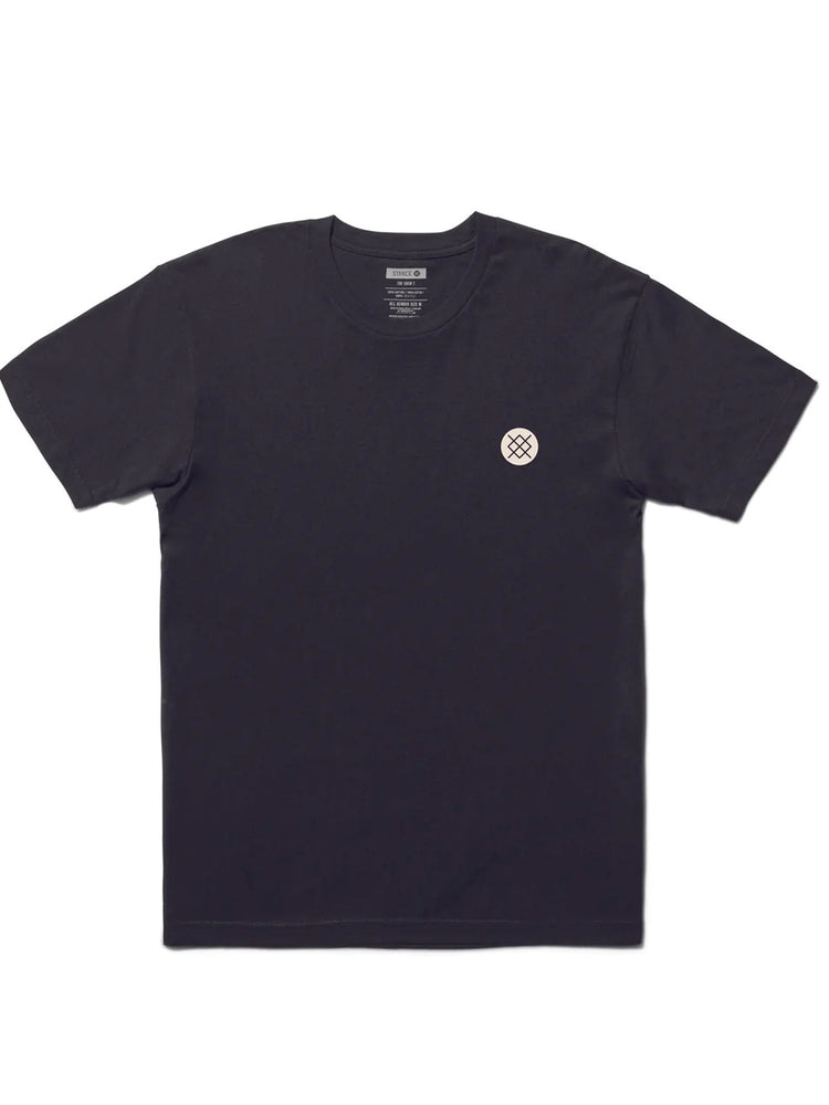 STANCE ESTABLISHED T-SHIRT - BLACK BLACK T-SHIRTS