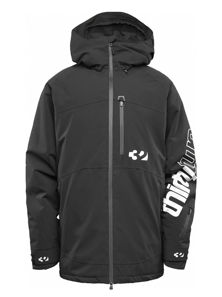 THIRTYTWO LASHED INSULATED SNOWBOARD JACKET - BLACK - 2025 BLACK SNOWBOARD JACKETS