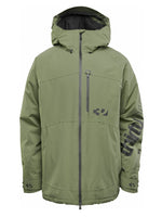 THIRTYTWO LASHED INSULATED SNOWBOARD JACKET - OLIVE - 2025 OLIVE SNOWBOARD JACKETS