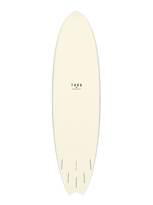 
                  
                    Load image into Gallery viewer, TORQ MOD FISH 6&amp;#39;10&amp;quot; SURFBOARD - CREAM FIBRE PATTERN SURFBOARDS
                  
                