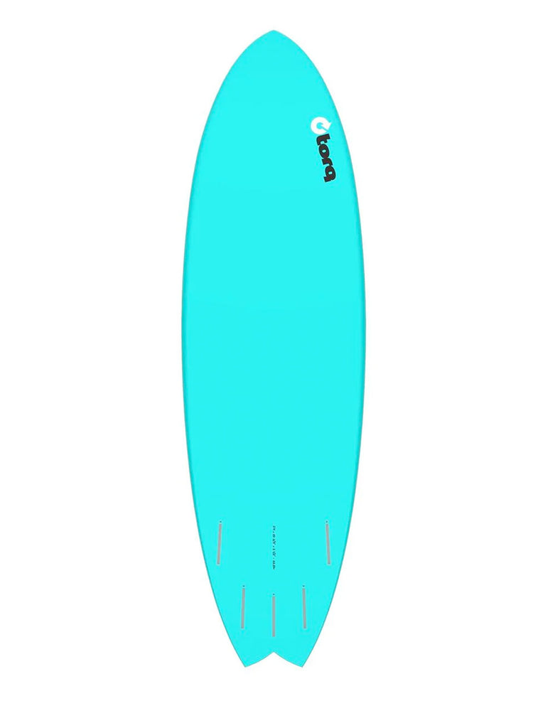TORQ MOD FISH 6'6" SURFBOARD - PINLINE MIAMI BLUE SURFBOARDS