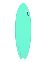 TORQ MOD FISH 7'2" SURFBOARD - PINLINE SEAGREEN SURFBOARDS