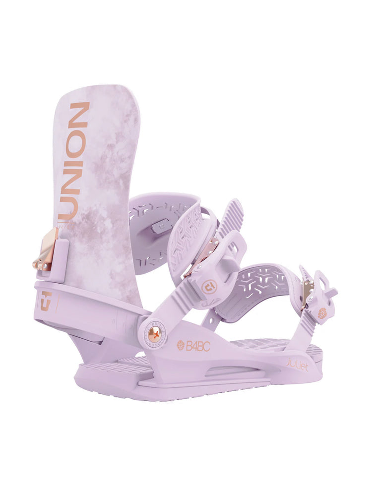 UNION WOMENS JULIET SNOWBOARD BINDINGS - TIE DYE - 2025 SNOWBOARD BINDINGS