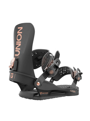 
                  
                    Load image into Gallery viewer, UNION WOMENS JULIET SNOWBOARD BINDINGS - BLACK - 2025 SNOWBOARD BINDINGS
                  
                