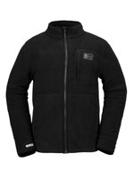 VOLCOM FEECER FULL ZIP FLEECE - BLACK - 2025 BLACK FLEECE