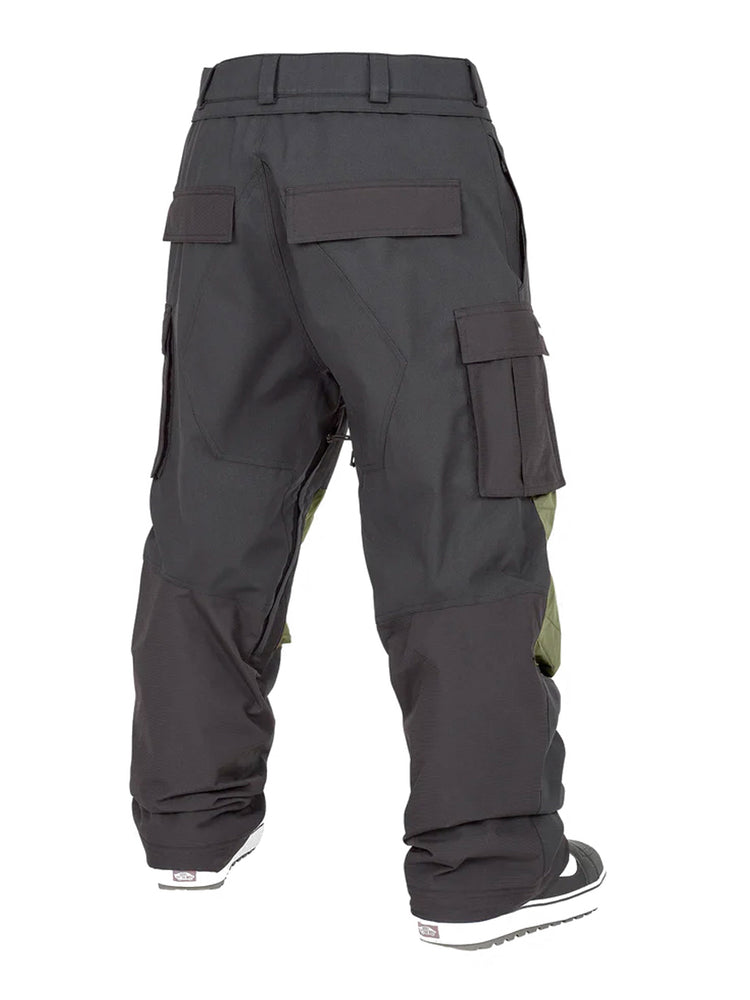 VOLCOM NWRK BAGGY SNOWBOARD PANT - BLACK - 2025 SNOWBOARD PANTS