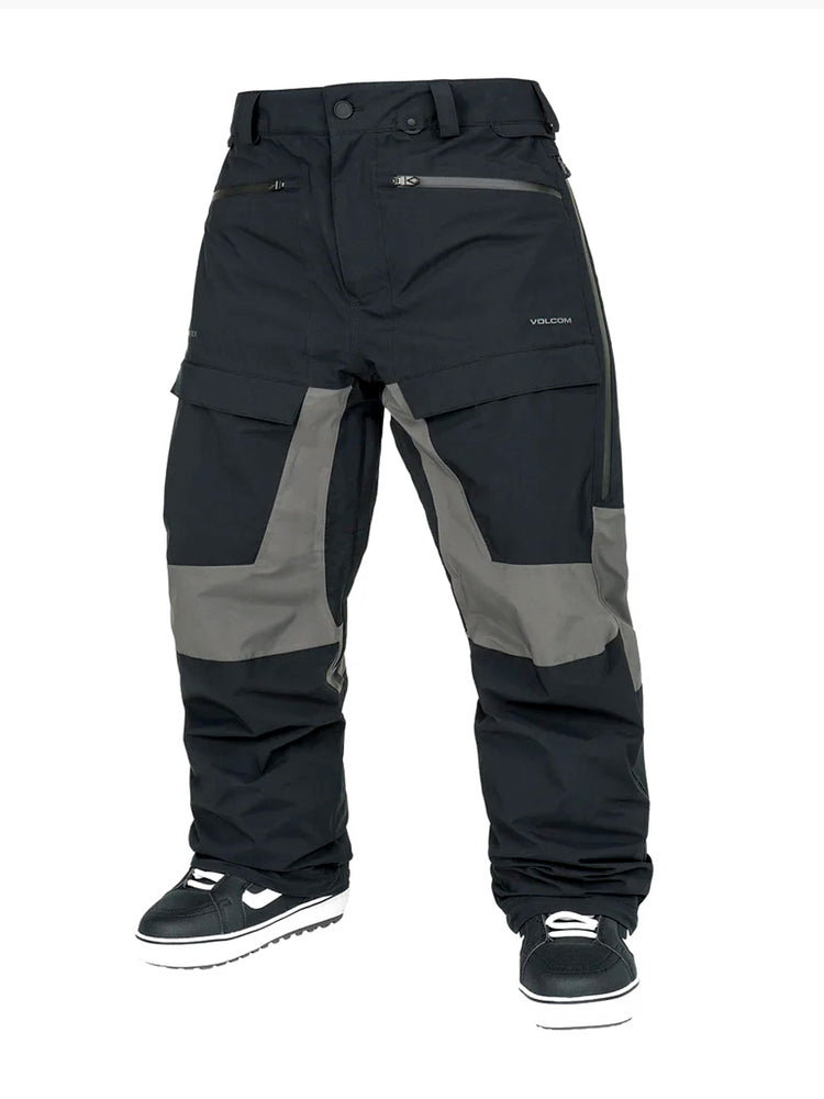 VOLCOM RNGE STRETCH GORE-TEX SNOWBOARD PANT - BLACK - 2025 BLACK SNOWBOARD PANTS