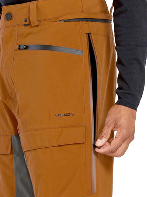 
                  
                    Load image into Gallery viewer, VOLCOM RNGE STRETCH GORE-TEX SNOWBOARD PANT - CARAMEL - 2025 SNOWBOARD PANTS
                  
                