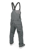 VOLCOM ROAN BIB OVERALL SNOWBOARD PANT - CHARCOAL - 2025 SNOWBOARD PANTS