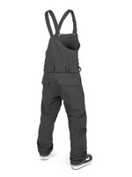 VOLCOM ROAN BIB OVERALL SNOWBOARD PANT - BLACK - 2025 SNOWBOARD PANTS