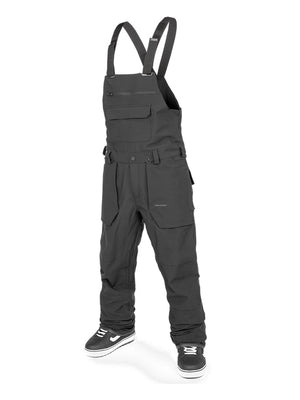 
                  
                    Load image into Gallery viewer, VOLCOM ROAN BIB OVERALL SNOWBOARD PANT - BLACK - 2025 BLACK SNOWBOARD PANTS
                  
                