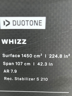 
                  
                    Load image into Gallery viewer, 2024 Duotone Whiz SLS used wing set 1450 / 210 Used Foils
                  
                