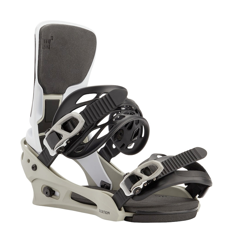 BURTON CARTEL X RE:FLEX SNOWBOARD BINDINGS - TEAM GRAY - 2021 TEAM GRAY SNOWBOARD BINDINGS