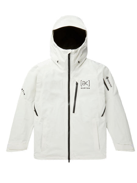 BURTON AK GORE TEX CYCLIC SNOWBOARD JACKET - STOUT WHITE - 2024