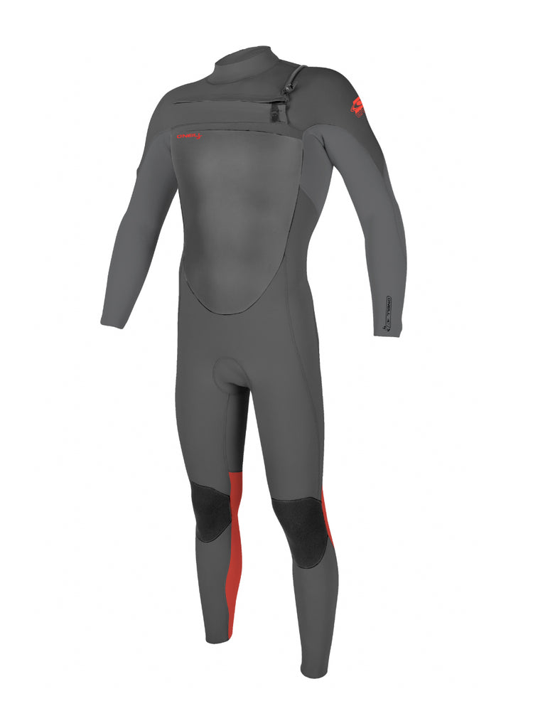 O'Neill Kids Epic Chest Zip 5/4MM Wetsuit - Graphite Smoke Red - 2023 16 Kids winter wetsuits